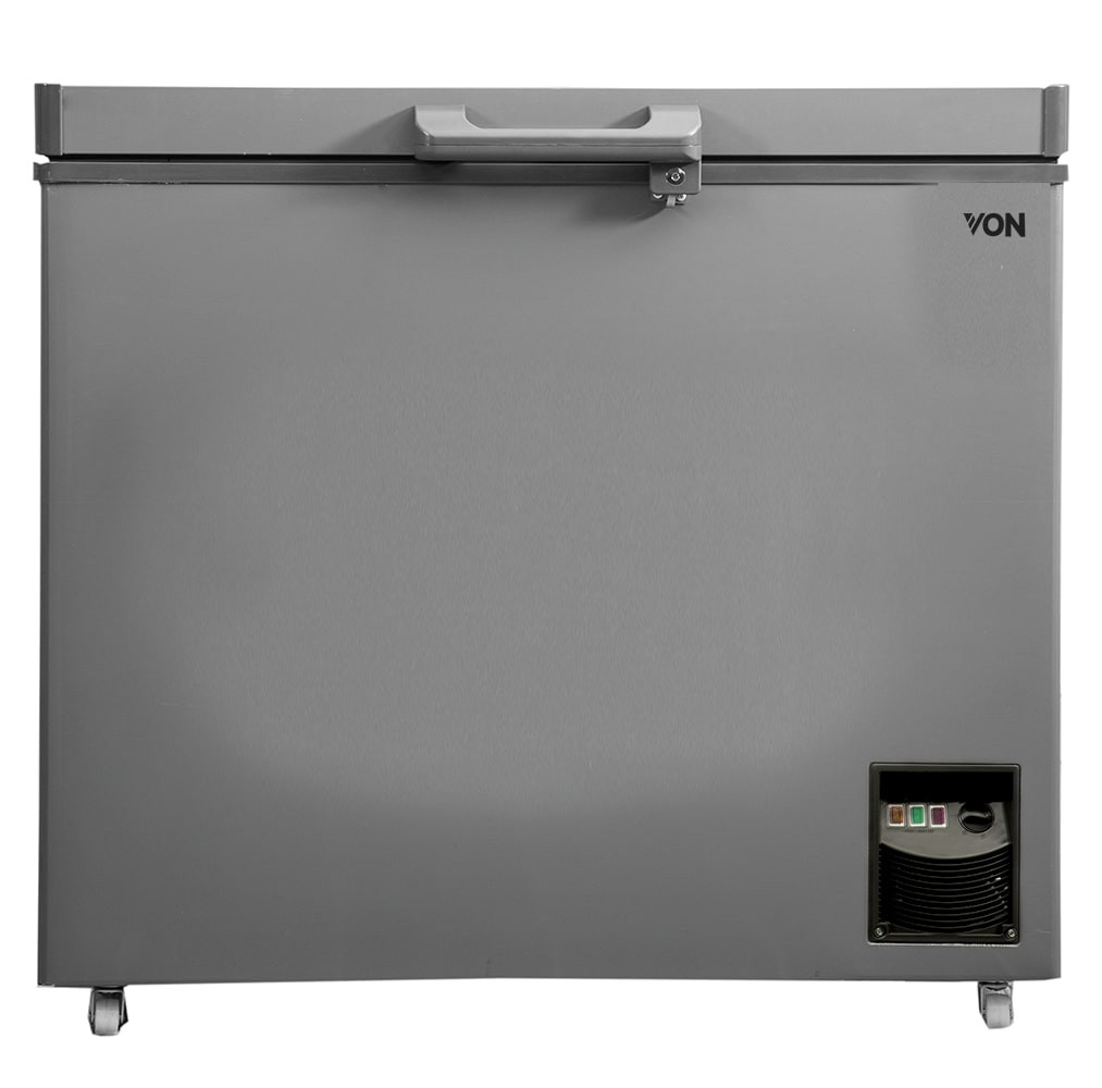Von VAFC-26DUS Showcase Freezer,188L - Grey