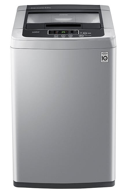 LG T8585NDKVH Top Load Washing Machine, 8KG - Silver