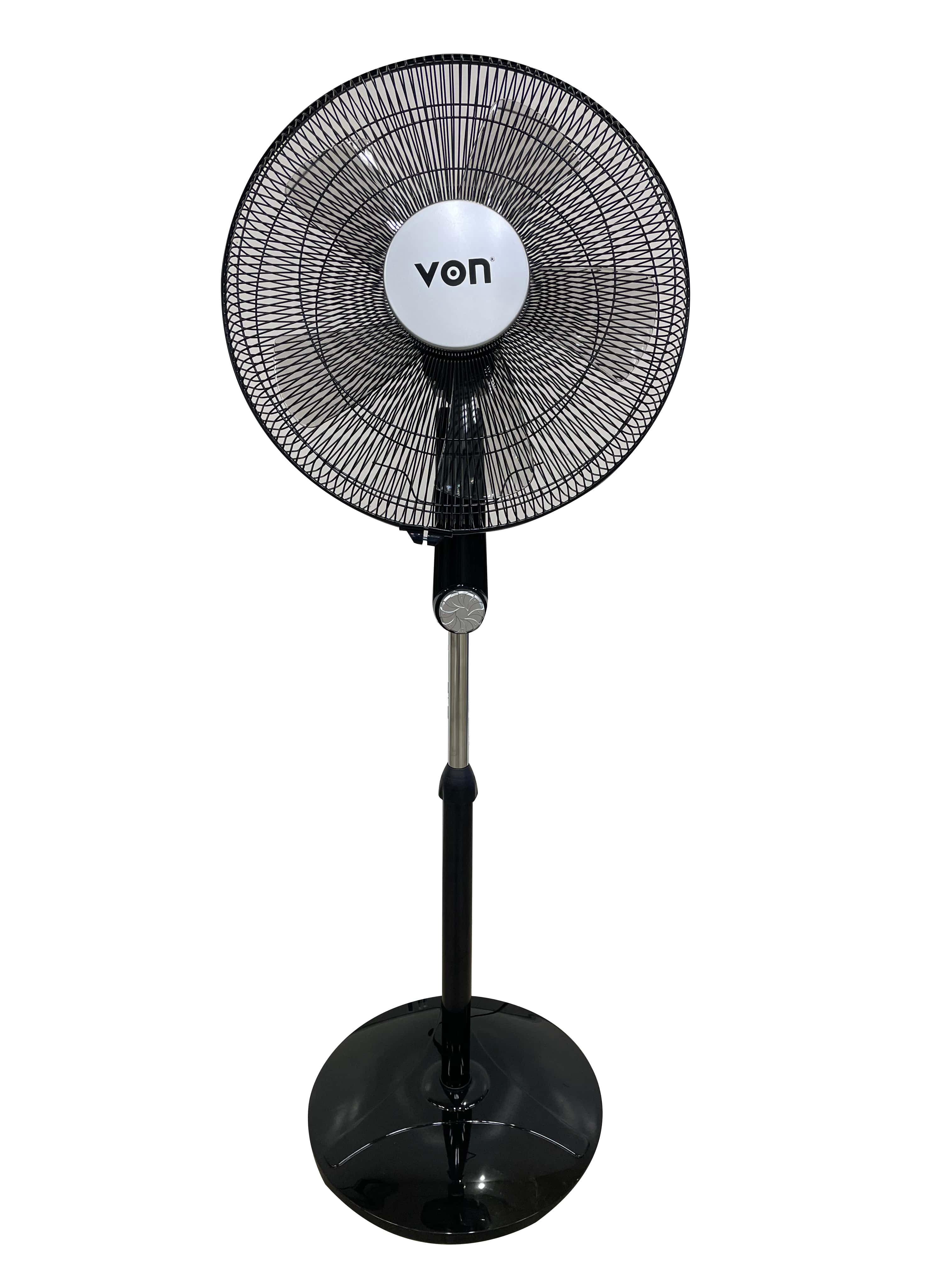 Von VSNR6521K 16'' Floor Standing Fan - Black
