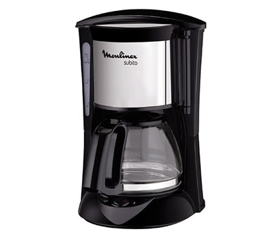 MOULINEX 1000W 1.25LTR COFFEE MAKER BLACK / STEEL FG370827 3