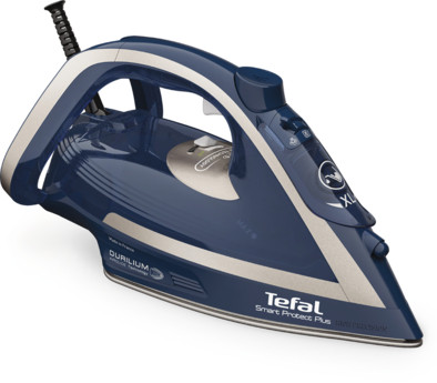 TEFAL 2600W SMART PROTECT PLUS STEAM IRON - BLUE & SILVER